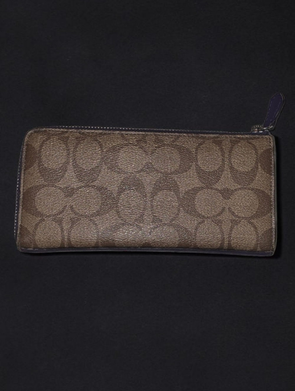 Coach Peyton Signature Slim Zip Wallet - Picture 2 of 5